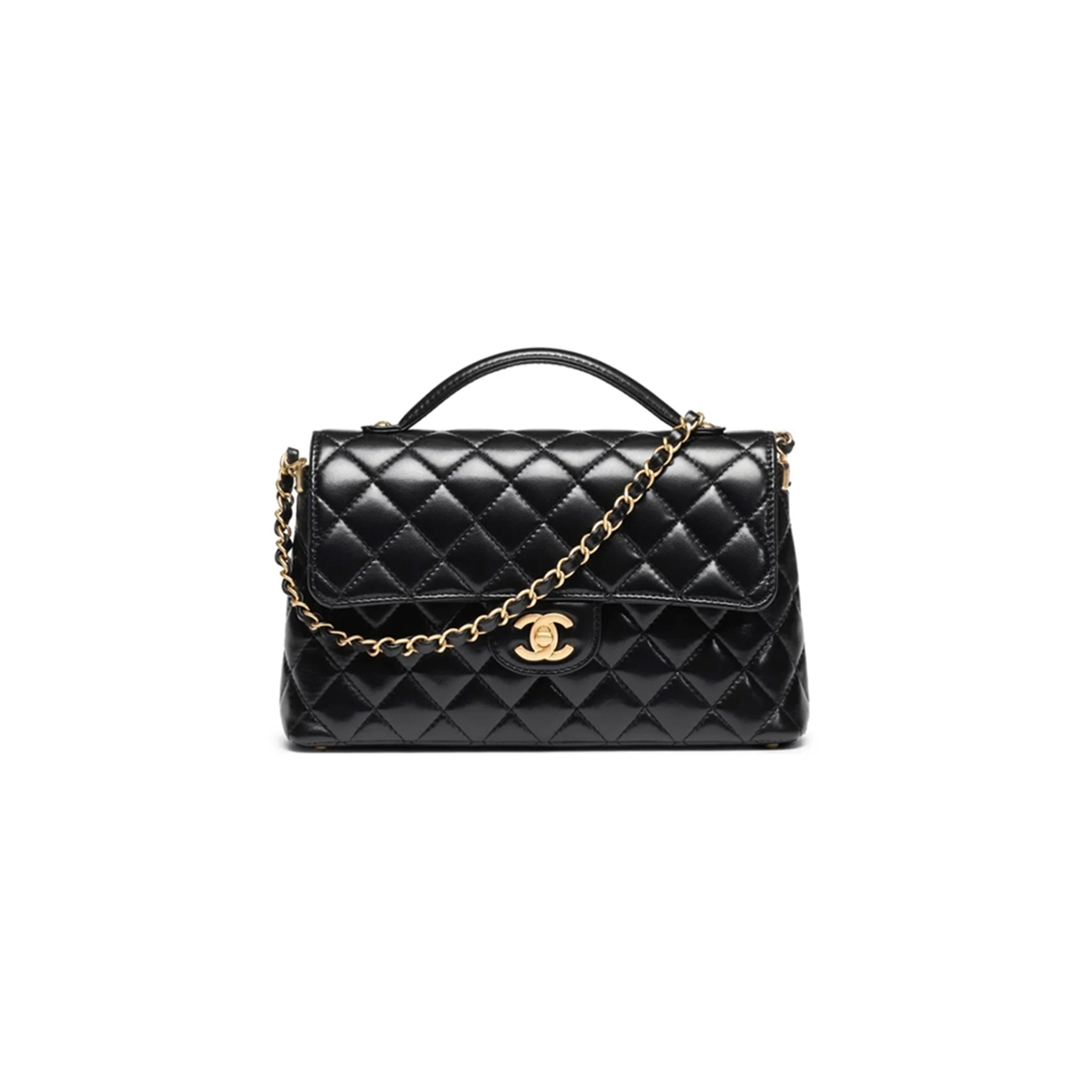 CHANEL MASTER TOP HANDLE FLAP BAG AS5356 (25*16*7cm)